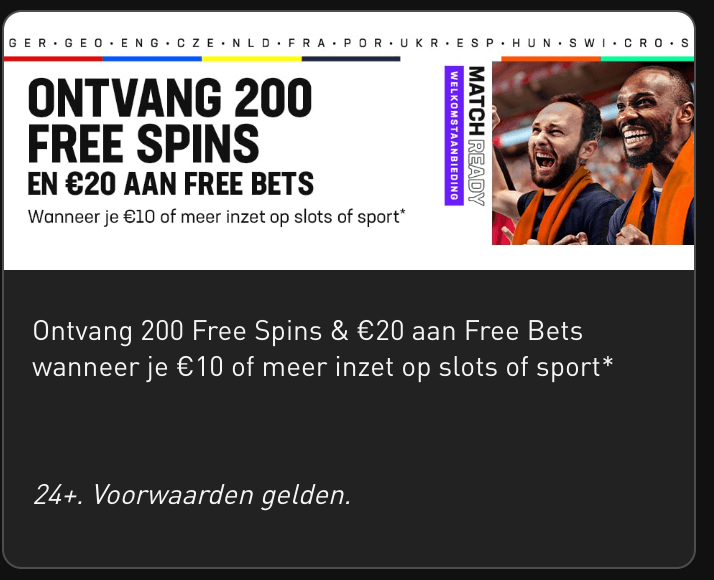 Livescorebet welkomstbonus EK 2024